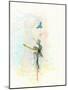 Ballerina on the Stage-NaxArt-Mounted Art Print