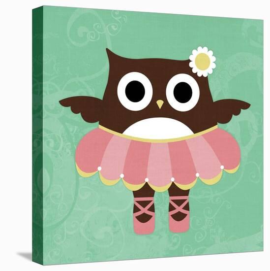 Ballerina Owl-Nancy Lee-Stretched Canvas