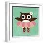 Ballerina Owl-Nancy Lee-Framed Art Print