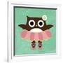 Ballerina Owl-Nancy Lee-Framed Art Print