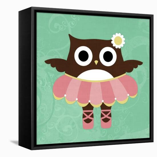 Ballerina Owl-Nancy Lee-Framed Stretched Canvas