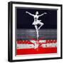 Ballerina Plan-NaxArt-Framed Art Print