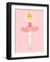 Ballerina Pointe-The Paper Nut-Framed Art Print