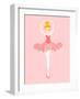 Ballerina Pointe-The Paper Nut-Framed Art Print