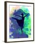 Ballerina's Dance Watercolor 2-Irina March-Framed Art Print