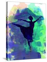 Ballerina's Dance Watercolor 2-Irina March-Stretched Canvas