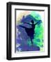 Ballerina's Dance Watercolor 2-Irina March-Framed Art Print