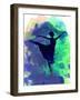 Ballerina's Dance Watercolor 2-Irina March-Framed Art Print