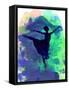 Ballerina's Dance Watercolor 2-Irina March-Framed Stretched Canvas