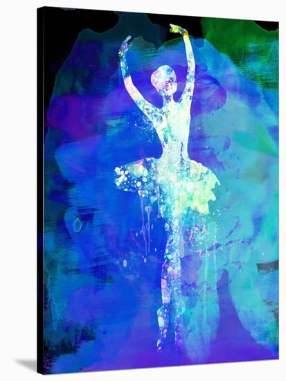 Ballerina's Dance Watercolor 4-Irina March-Stretched Canvas