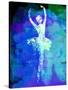 Ballerina's Dance Watercolor 4-Irina March-Stretched Canvas