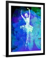 Ballerina's Dance Watercolor 4-Irina March-Framed Art Print