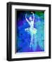 Ballerina's Dance Watercolor 4-Irina March-Framed Art Print