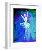 Ballerina's Dance Watercolor 4-Irina March-Framed Art Print