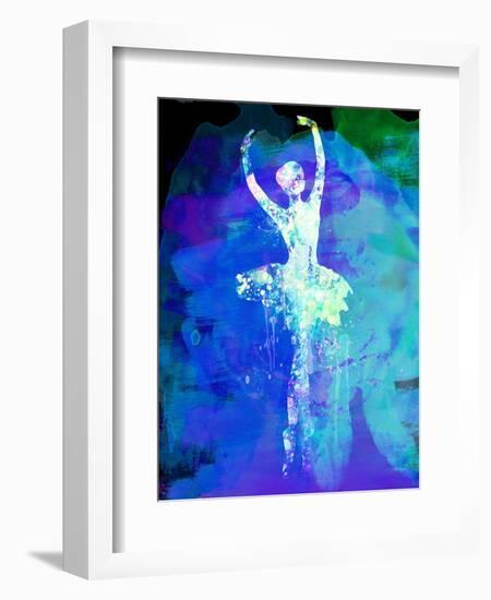 Ballerina's Dance Watercolor 4-Irina March-Framed Art Print