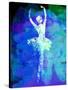 Ballerina's Dance Watercolor 4-Irina March-Stretched Canvas