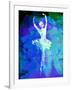 Ballerina's Dance Watercolor 4-Irina March-Framed Art Print