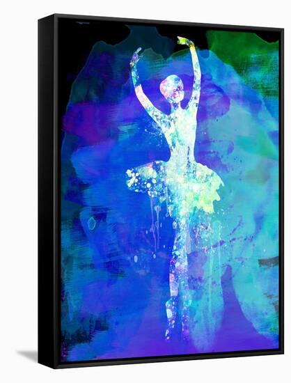 Ballerina's Dance Watercolor 4-Irina March-Framed Stretched Canvas