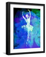 Ballerina's Dance Watercolor 4-Irina March-Framed Art Print