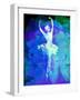 Ballerina's Dance Watercolor 4-Irina March-Framed Art Print