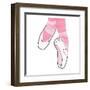 Ballerina Shoes-Enrique Rodriguez Jr.-Framed Art Print