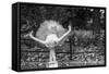 Ballerina Street Performer in Central Park, NYC-null-Framed Stretched Canvas