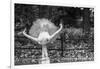 Ballerina Street Performer in Central Park, NYC-null-Framed Photo