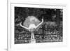 Ballerina Street Performer in Central Park, NYC-null-Framed Photo