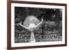 Ballerina Street Performer in Central Park, NYC-null-Framed Photo