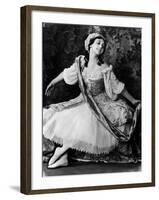 Ballerina Thamara Karsavina Posing in Costume for the Ballet "Pavilion D'Armide"-Emil Otto Hoppé-Framed Premium Photographic Print