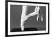 Ballerina Tying up Point Shoes-null-Framed Premium Giclee Print