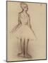 Ballerina Viewed from the Back-Edgar Degas-Mounted Giclee Print