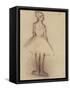 Ballerina Viewed from the Back-Edgar Degas-Framed Stretched Canvas