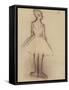Ballerina Viewed from the Back-Edgar Degas-Framed Stretched Canvas