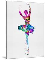 Ballerina Watercolor 1-Irina March-Stretched Canvas