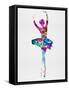 Ballerina Watercolor 1-Irina March-Framed Stretched Canvas