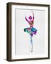 Ballerina Watercolor 1-Irina March-Framed Art Print