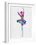 Ballerina Watercolor 1-Irina March-Framed Art Print