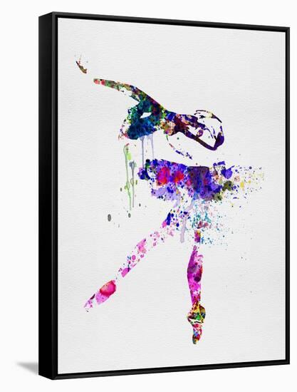 Ballerina Watercolor 2-Irina March-Framed Stretched Canvas