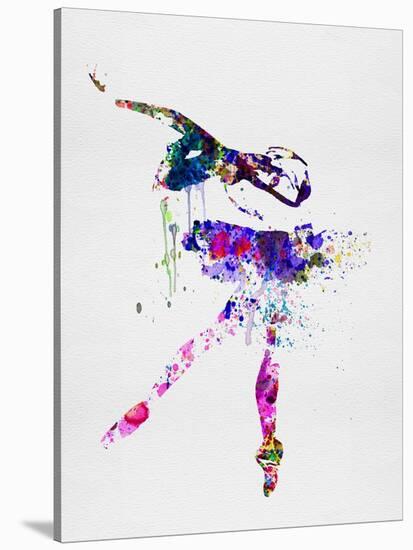 Ballerina Watercolor 2-Irina March-Stretched Canvas