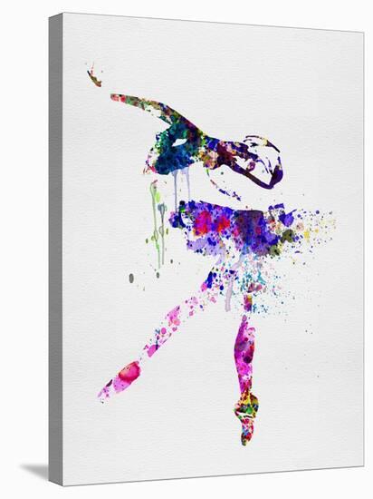 Ballerina Watercolor 2-Irina March-Stretched Canvas