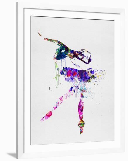 Ballerina Watercolor 2-Irina March-Framed Art Print