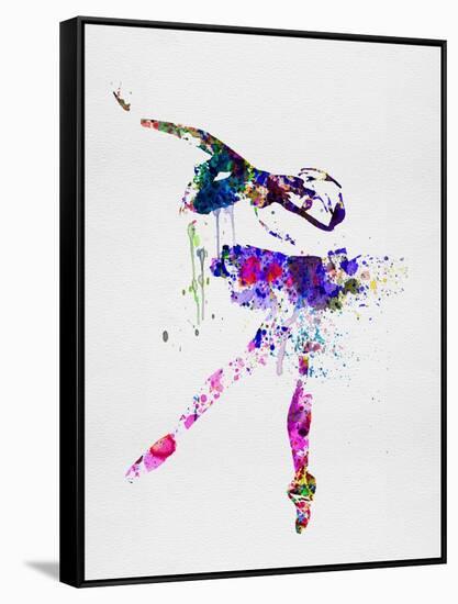 Ballerina Watercolor 2-Irina March-Framed Stretched Canvas