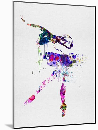 Ballerina Watercolor 2-Irina March-Mounted Art Print