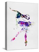 Ballerina Watercolor 2-Irina March-Stretched Canvas