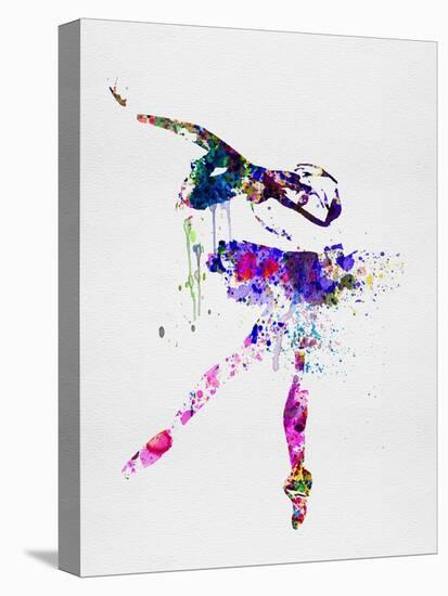 Ballerina Watercolor 2-Irina March-Stretched Canvas