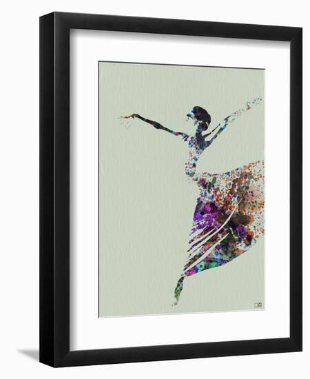 Ballerina Watercolor 3-NaxArt-Framed Art Print