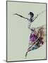 Ballerina Watercolor 3-NaxArt-Mounted Art Print