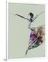 Ballerina Watercolor 3-NaxArt-Framed Art Print