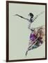 Ballerina Watercolor 3-NaxArt-Framed Art Print